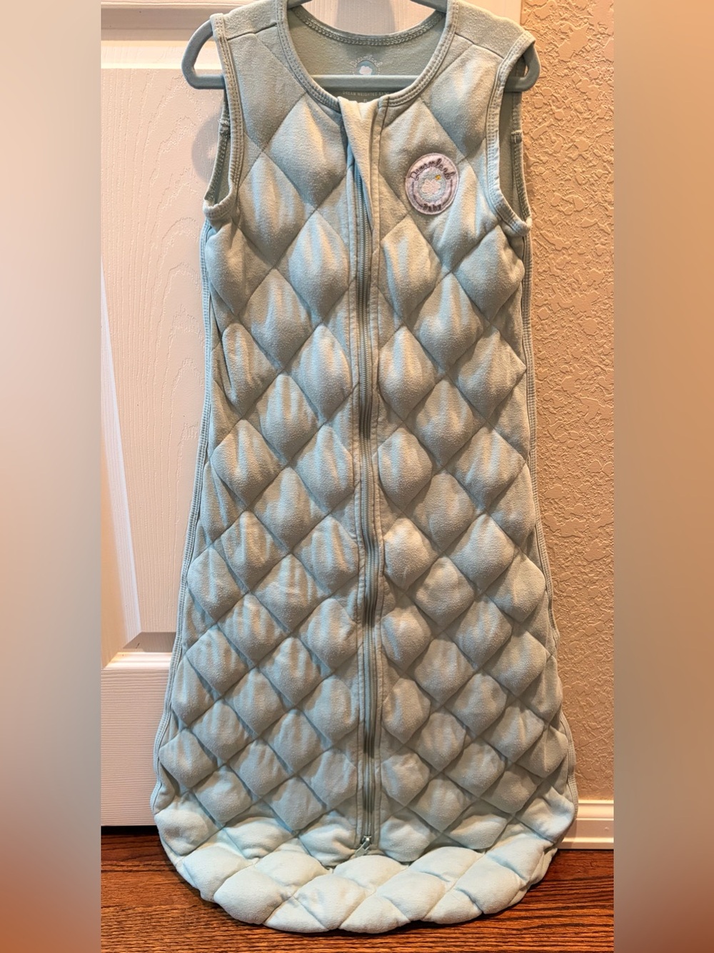 Dreamland baby co Quilted Light green Baby Sleep Sack with Zipper